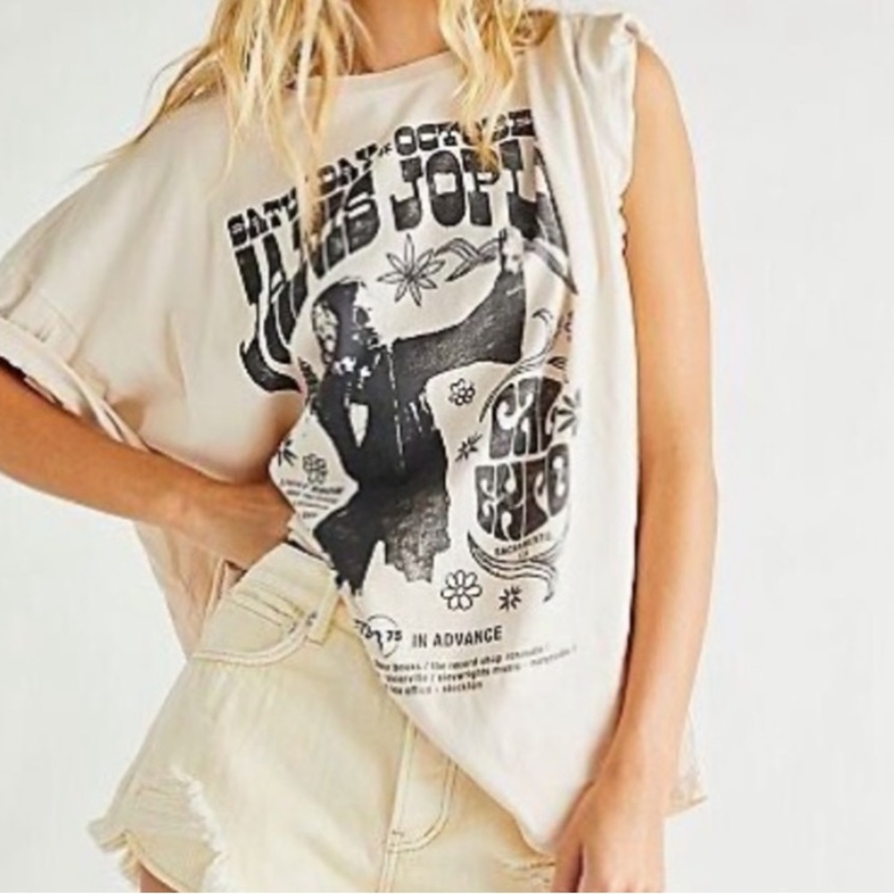 Daydreamer X free people Janis Joplin Graphic Tee One Size!